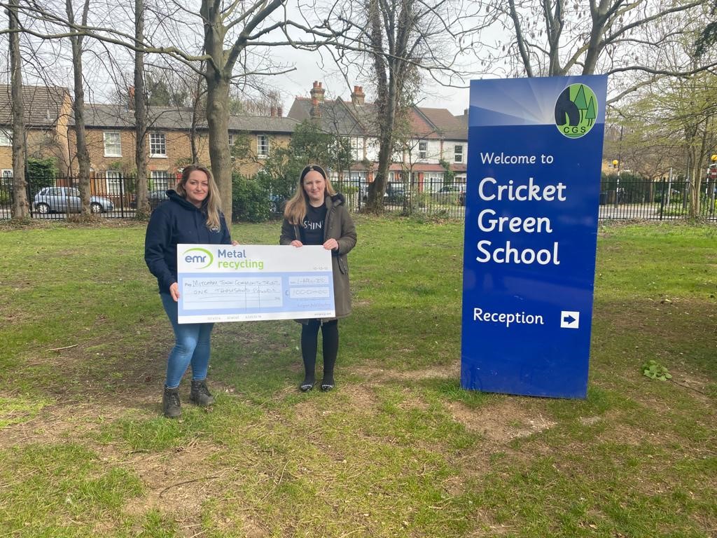 EMR Mitcham awards donation to Mitcham Town Community Trust