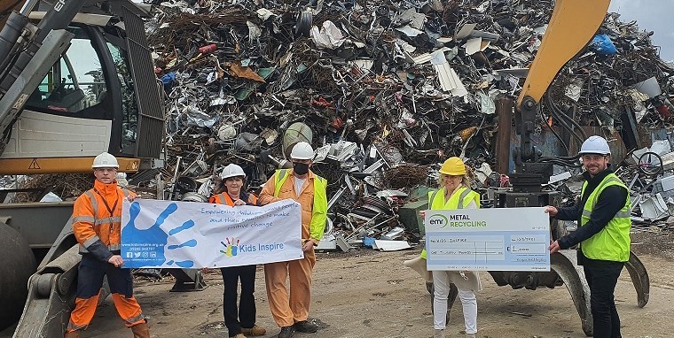 Young people to access school holiday activities thanks to a donation from metal recycler EMR