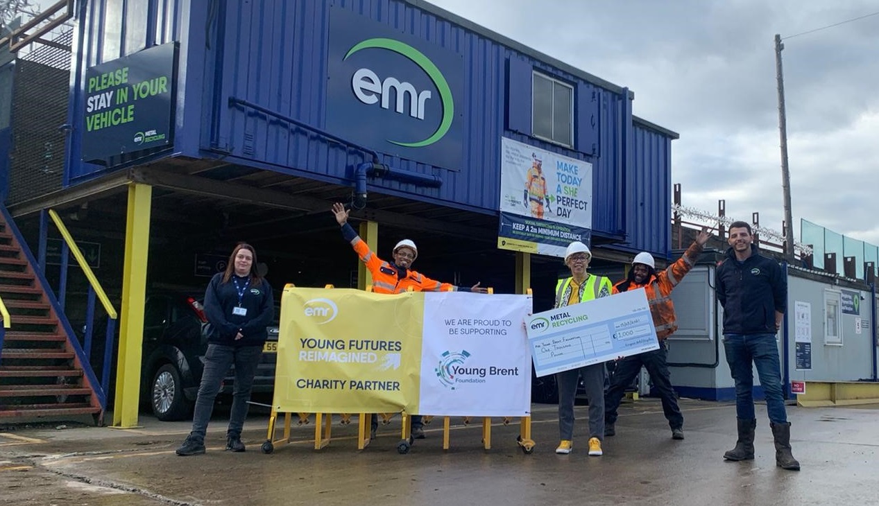 EMR Neasden awards donation to the Young Brent Foundation